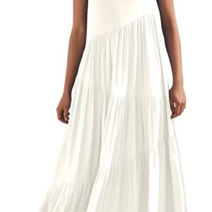 Elegant White Maxi Dress